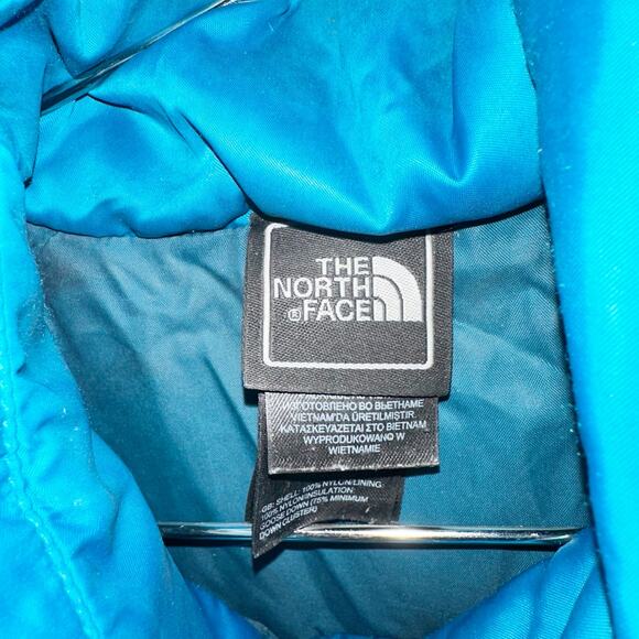 The North Face Aconcagua Women’s 550 Goose Down Puffer Jacket Blue Size L - Picture 6 of 10